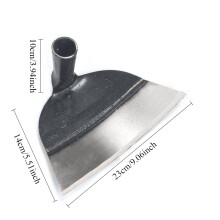(Ancho 23 cm) Azada para desherbar, rastrillo de jardinería, herramienta para aflojar la tierra, herramienta