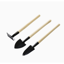 (B) Juego de 3 mini herramientas de jardinería para plantas de jardín, macetas, cactus y verduras, para