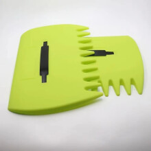 (Verde claro) Rastrillos de mano para hojas, garras para recoger basura, para limpieza de patios y jardines,