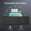 TeckNet TECKNET Wireless Keyboard 2.4GHz Bluetooth Rechargeable for Multi Device 4