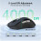 Acer Acer Wireless Mouse, 4000 DPI Optical Computer Mouse 5-level Adjustable, Ergonomic Mice Wireless 2.4GHz USB Receiver, 6 Buttons, Battery Indicator, C 3