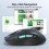 Acer Acer Wireless Mouse, 4000 DPI Optical Computer Mouse 5-level Adjustable, Ergonomic Mice Wireless 2.4GHz USB Receiver, 6 Buttons, Battery Indicator, C 5