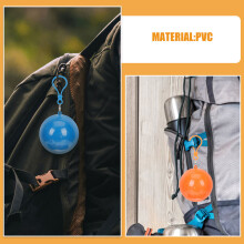 4Stk Wasserdichte PVC Regenmäntel Für Damen Ballform Bunt