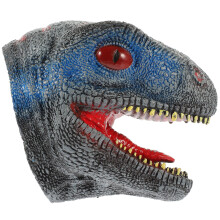 3Stk Velociraptor Handpuppen Tier-Spielzeug Für Kinder Schwarz Blau