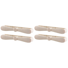 4Stk Wand-Slipperhalter Beige Retraktables Schuhregal Ohne Bohren