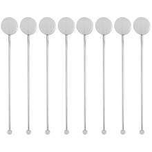 8Stk Silber Rührlöffel Lange Sticks Für Cocktail Bar