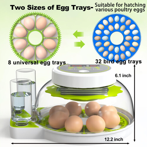 Egg Incubators for Hatching Eggs with Temperature Control, Poultry 2