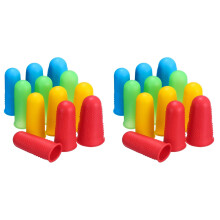 2Sets Silikon Fingerschutz in Mit Für Sicheren Schutz