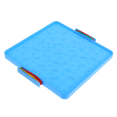 Blauer -Pegboard Doppelseitig Mathe Lernhilfe