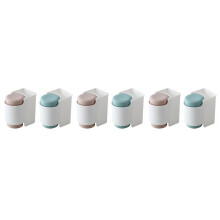 3Sets Wandhängender Zahnbürstenhalter Mit Becher, Bunt, Hochwertig