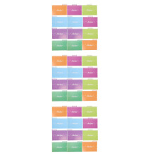 36Stk Papier Rezeptkarten Trenner Für Mehrfarbig Organisator Set