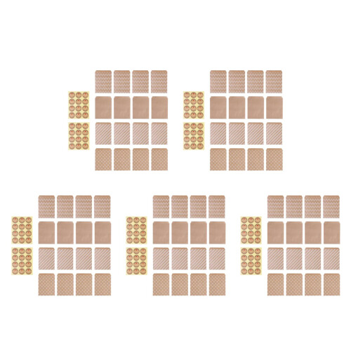 240Stk Kraft-Papiertüten Lebensmittel Snack Geschenkbeutel