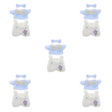 5Sets Puppenkostüme Aus Polyester Schlafanzüge Für Kuscheltiere