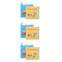 6Pièces Livre Doux En Tissu Pour Bébés Jeu Motifs Variés