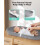 COMOMY Baby Changing Mat Waterproof, Anti Roll Nappy Changing Pad 2