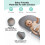COMOMY Baby Changing Mat Waterproof, Anti Roll Nappy Changing Pad 5