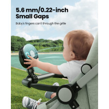 gaiatop Mini Portable Pram Fan Rechargeable Small Clip on Fan for Stro