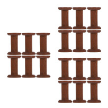 18Pièces Supports En Bois Pour Fil Bricolage Couture