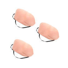 3Stk Wiederverwendbare Fake Hintern Pink Kunststoff