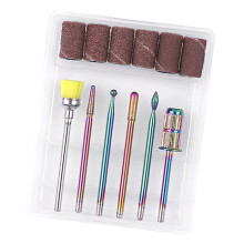 1Ensemble Forets À Ongles En Acier Et Quartz Pour Perceuse