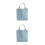 2Pièces Déjeuner Isotherme Bleu Portable Pour Pique- École 1