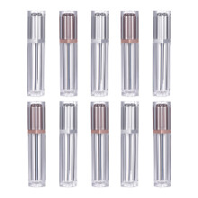 10Pièces Tubes À Gloss À Vides Plastique Colorés Rechargeables