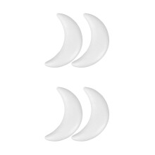 4Pièces Lunes En Mousse Polystyrène Blanches Pour DIY