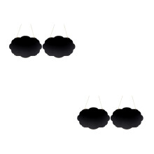 4Pièces Tableaux Nuage Double-Face En Avec Cordon Pour DIY