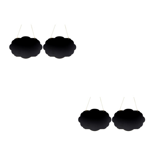4Pièces Tableaux Nuage Double-Face En Avec Cordon Pour DIY