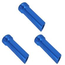 3Stk Auto Handbremsenschutz Cover Aluminium Blau, Eleganter Schutz