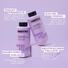 OSMO Super Silver Shampoo Violet Pigment No Yellow or Brass Purple
