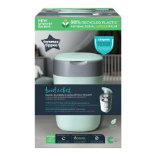 Tommee Tippee Twist and Click Nappy Bin Includes 1x Refill Cassette wi