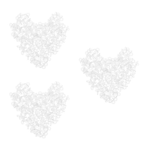 300Pièces Epingles Cupules Transparentes En Résine Pour DIY