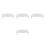 4Pièces Grille Multifonction Acier Argent Sécurisée 1