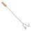 Crochet Long Double En Acier Bois Pour Barbecue Cuisine 1