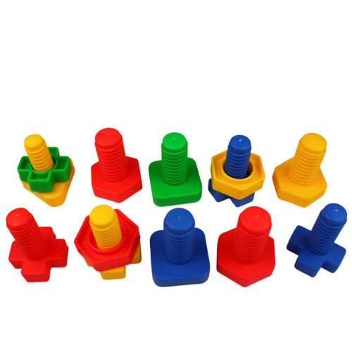 Jeu De Construction Éducatif En Blocs Multicolores Pour Enfants