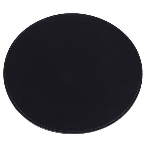 tapis de souris en cuir pour ordinateur maison noir