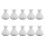 10Pièces Mini Blancs Design En Pla Pour Décor 1