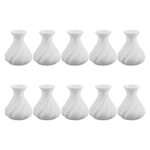 10Pièces Mini Blancs Design En Pla Pour Décor