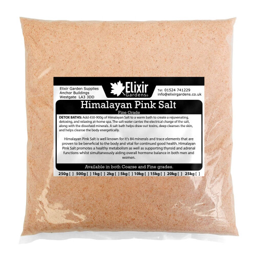 Elixir 100% Organic Fine Grade Himalayan Pink Salt | 10kg 1