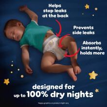 Pampers Night Nappy Pants Size 5 160 Nappies 11kg17kg