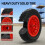 14" Wheelbarrow Wheel PU Puncture Proof Solid 3.50-8 Wheel Solid Tyre 2