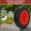 14" Wheelbarrow Wheel PU Puncture Proof Solid 3.50-8 Wheel Solid Tyre 6