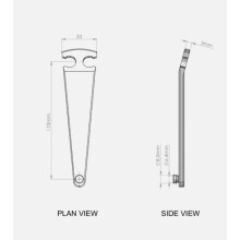 Window Restrictor Large 100mm for UPVC Frames for Cats and Pets pack of two. Cat Guard.