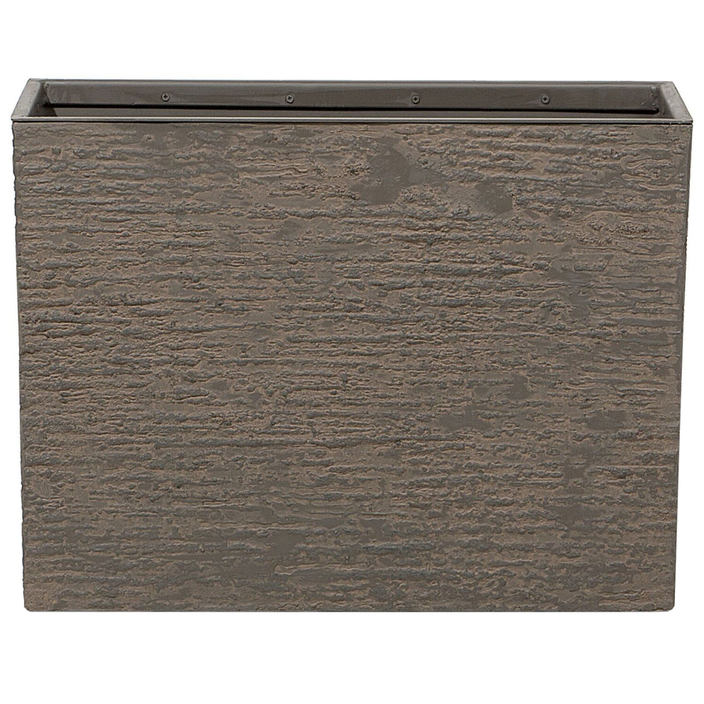 Beliani Plant Pot Edessa 60 Cm Dark/Brown