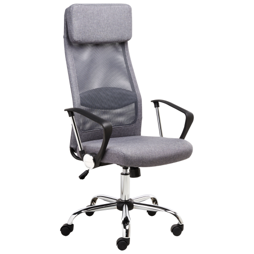 Beliani Office Chair PIONEER Dark Grey