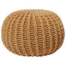 Pouffe CONRAD Cotton Mustard