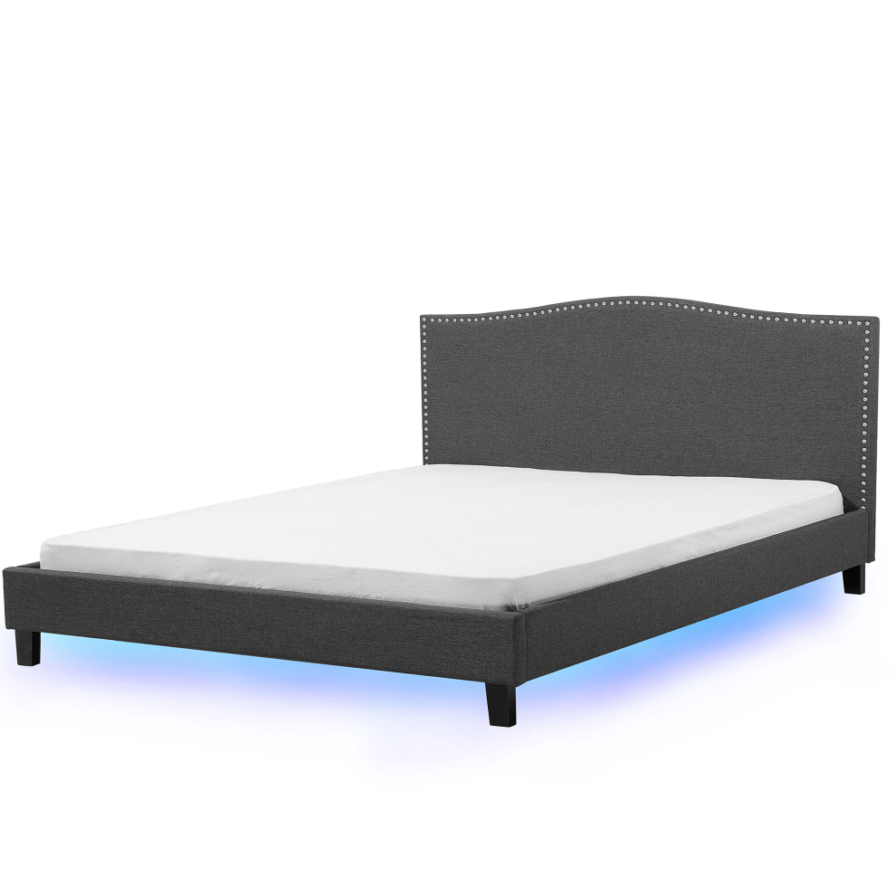 Bed Fabric MONTPELLIER 180 x 200 cm (EU Super King) LED Multicolour