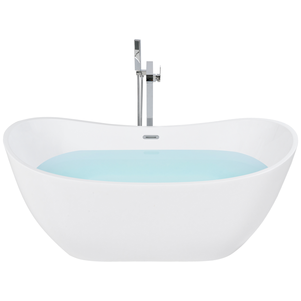 Beliani Freestanding Bathtub Antigua 1700 X 770 Mm White