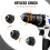 12V Cordless Drill Combo Kit with Electric Screwdriver, 2 Speeds, 18+1 Torque Settings, 23 Bits US Plug 7